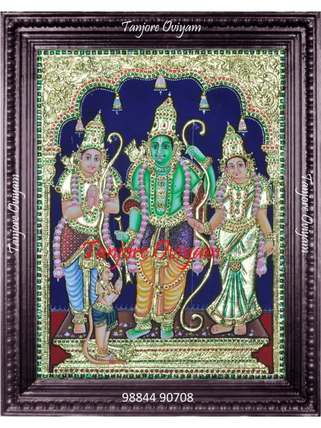Old Antique finish  Ramparivar tanjore painting